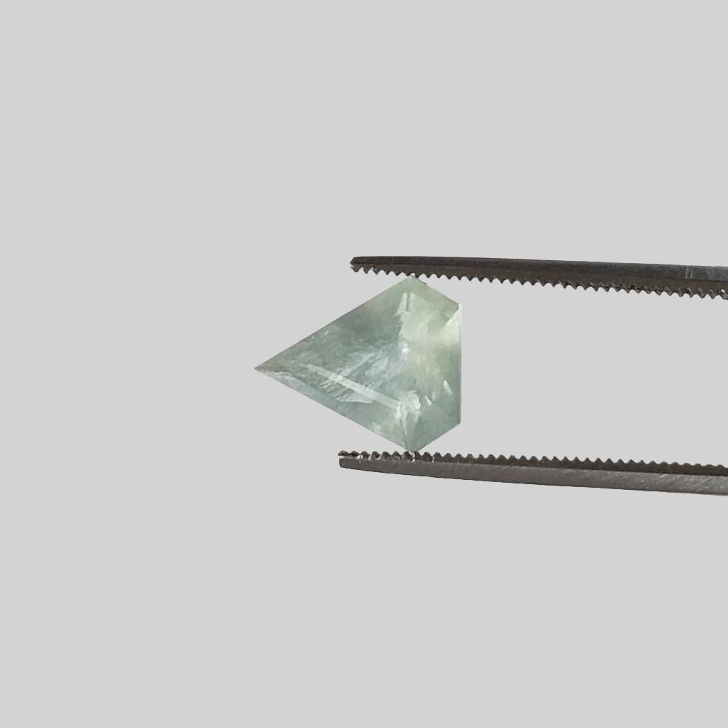  Prehnite | Kite Shape Cut | Green | 11x9mm 2.1ct 1