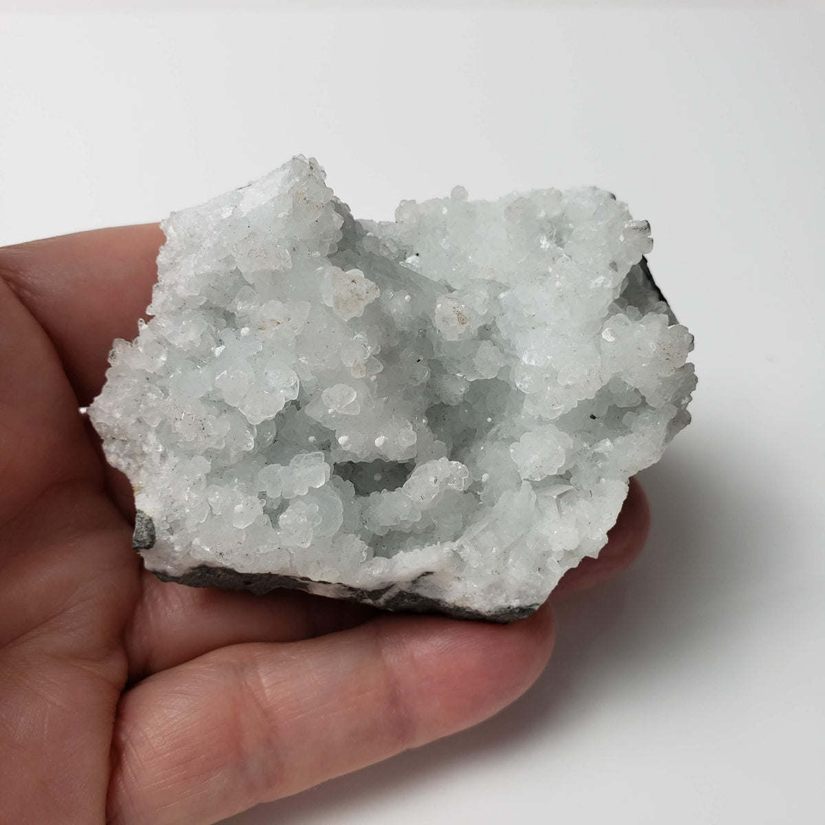 Prehnite and Apophyllite Crystal Cluster | 145 gr | Mumbai, India 7