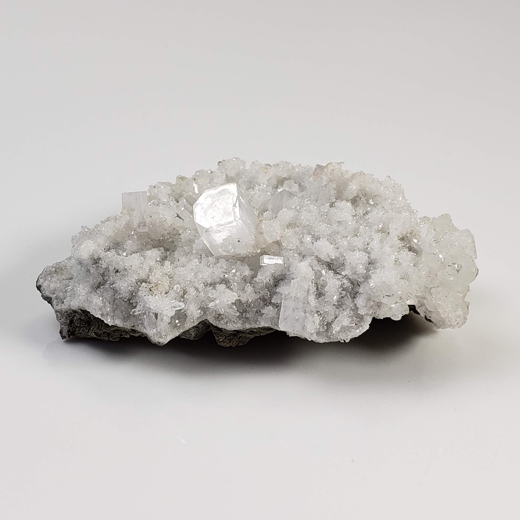 Prehnite and Apophyllite Crystal Cluster | 66 grams | Mumbai, India 1