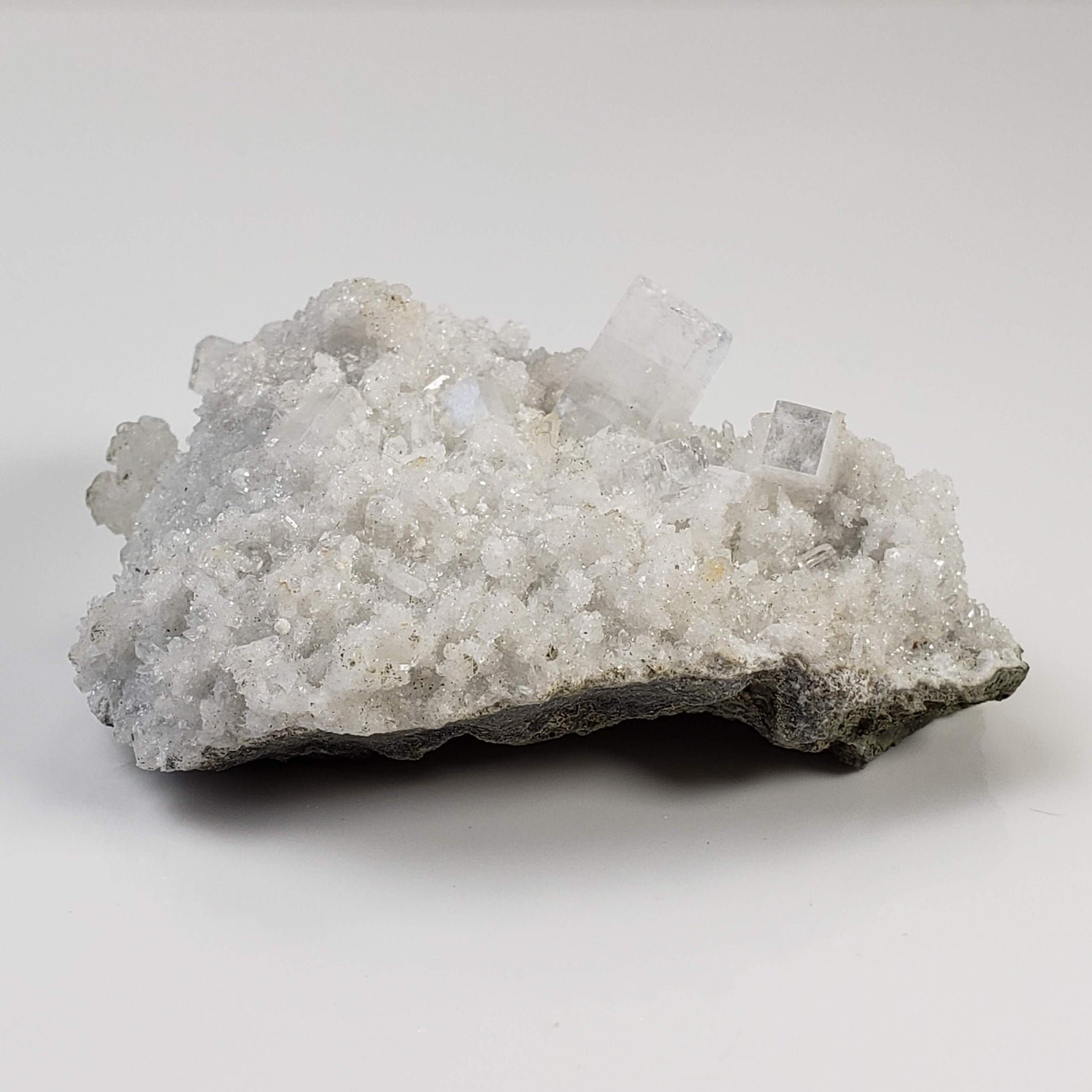 Prehnite and Apophyllite Crystal Cluster | 66 grams | Mumbai, India 7