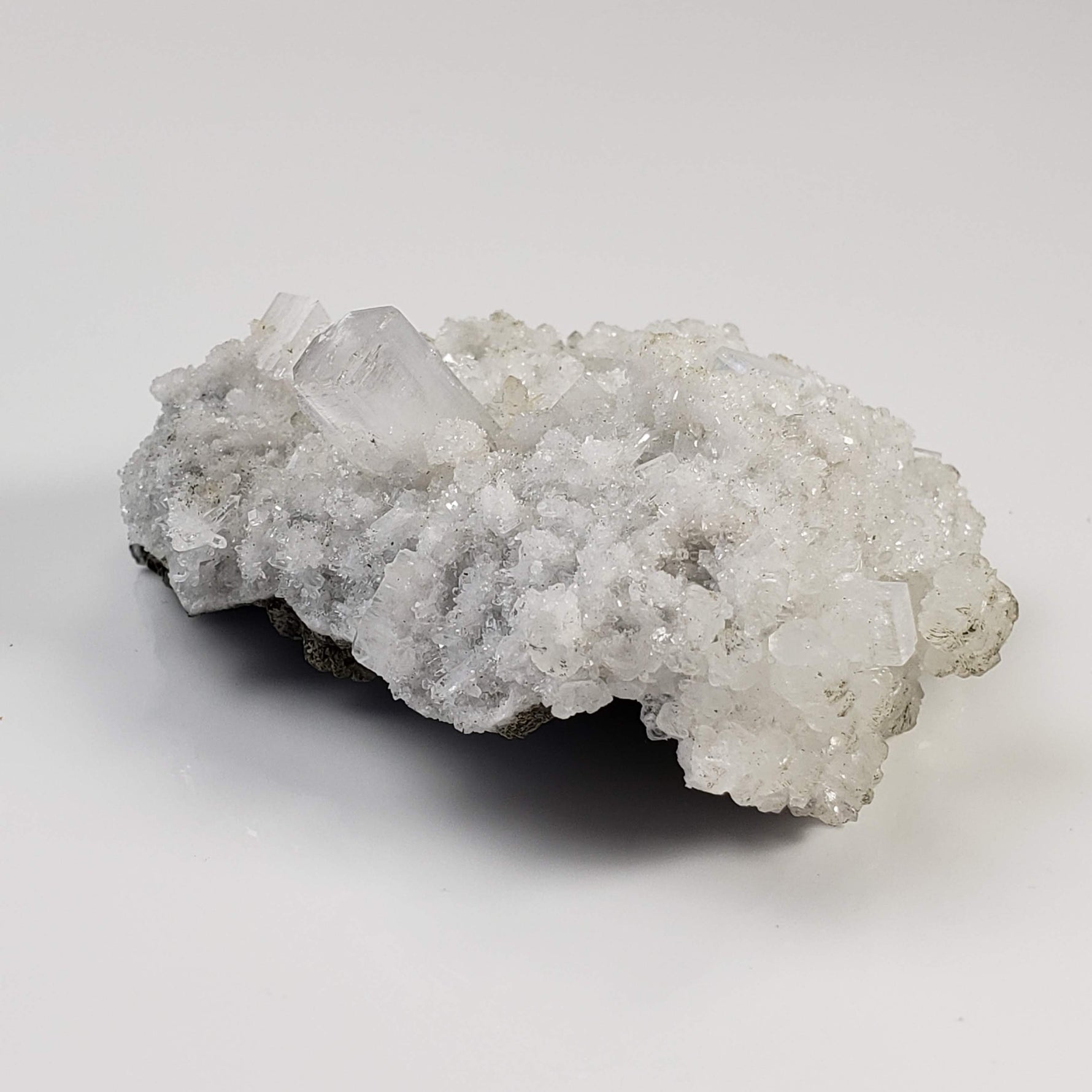 Prehnite and Apophyllite Crystal Cluster | 66 grams | Mumbai, India 3
