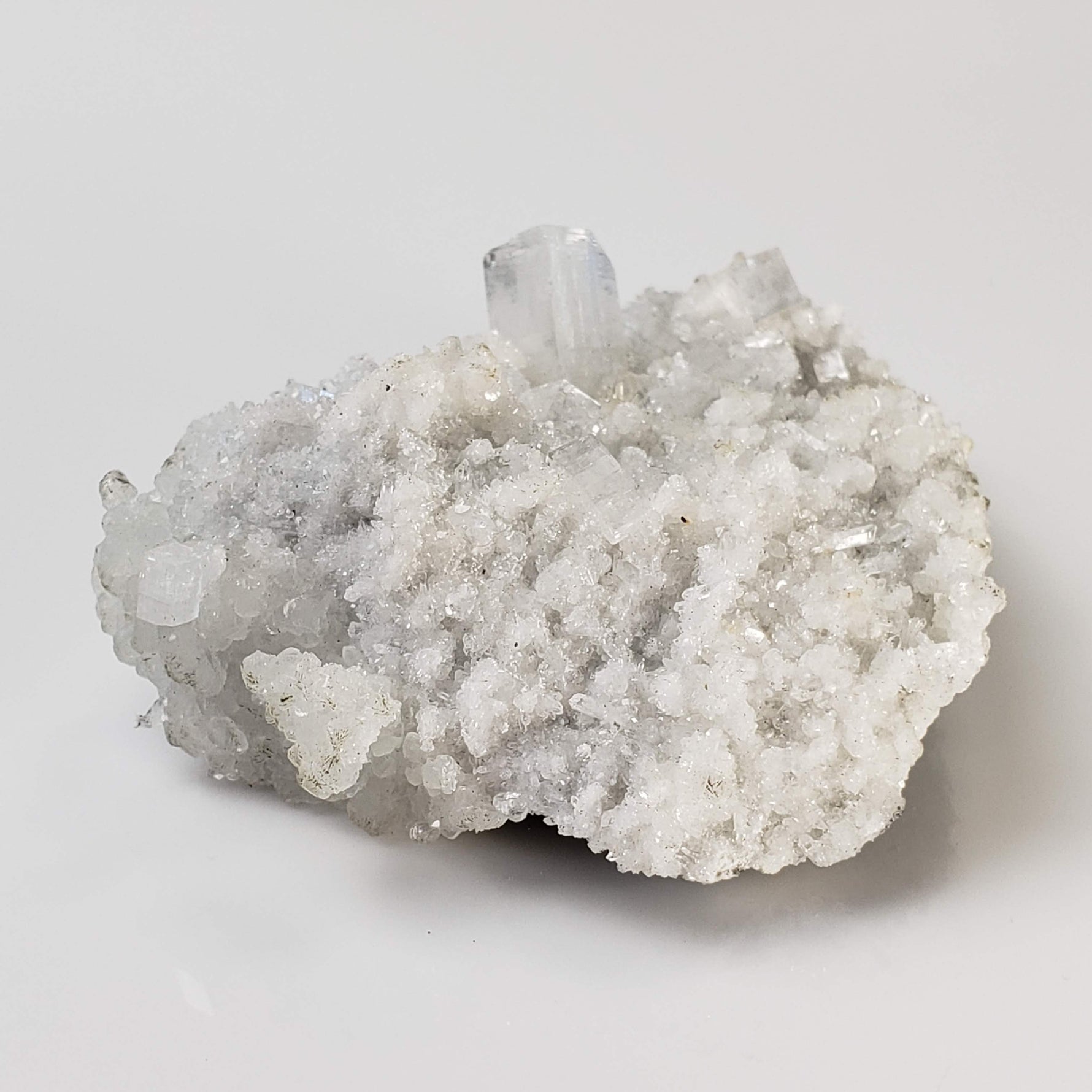 Prehnite and Apophyllite Crystal Cluster | 66 grams | Mumbai, India 0