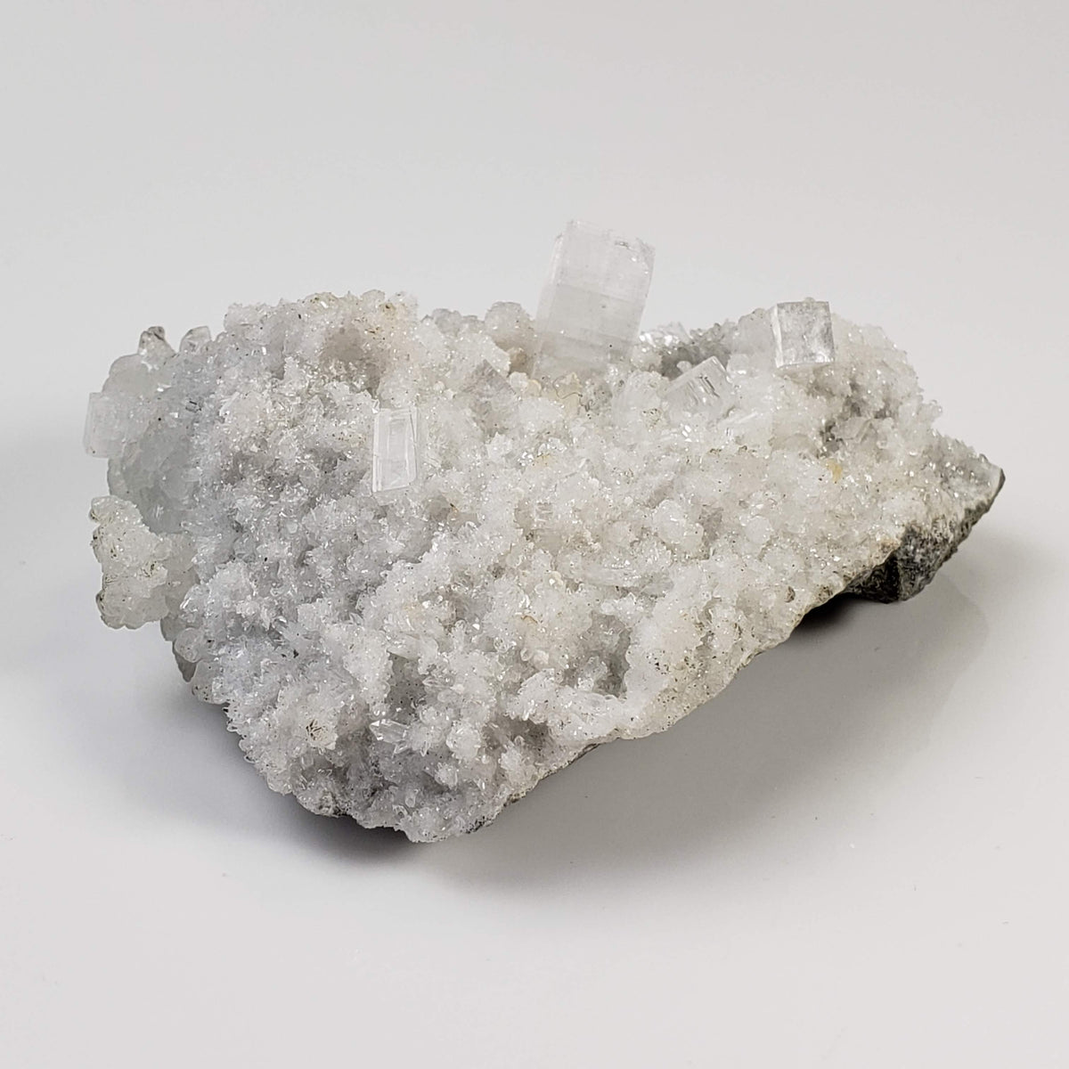 Prehnite and Apophyllite Crystal Cluster | 66 grams | Mumbai, India 4
