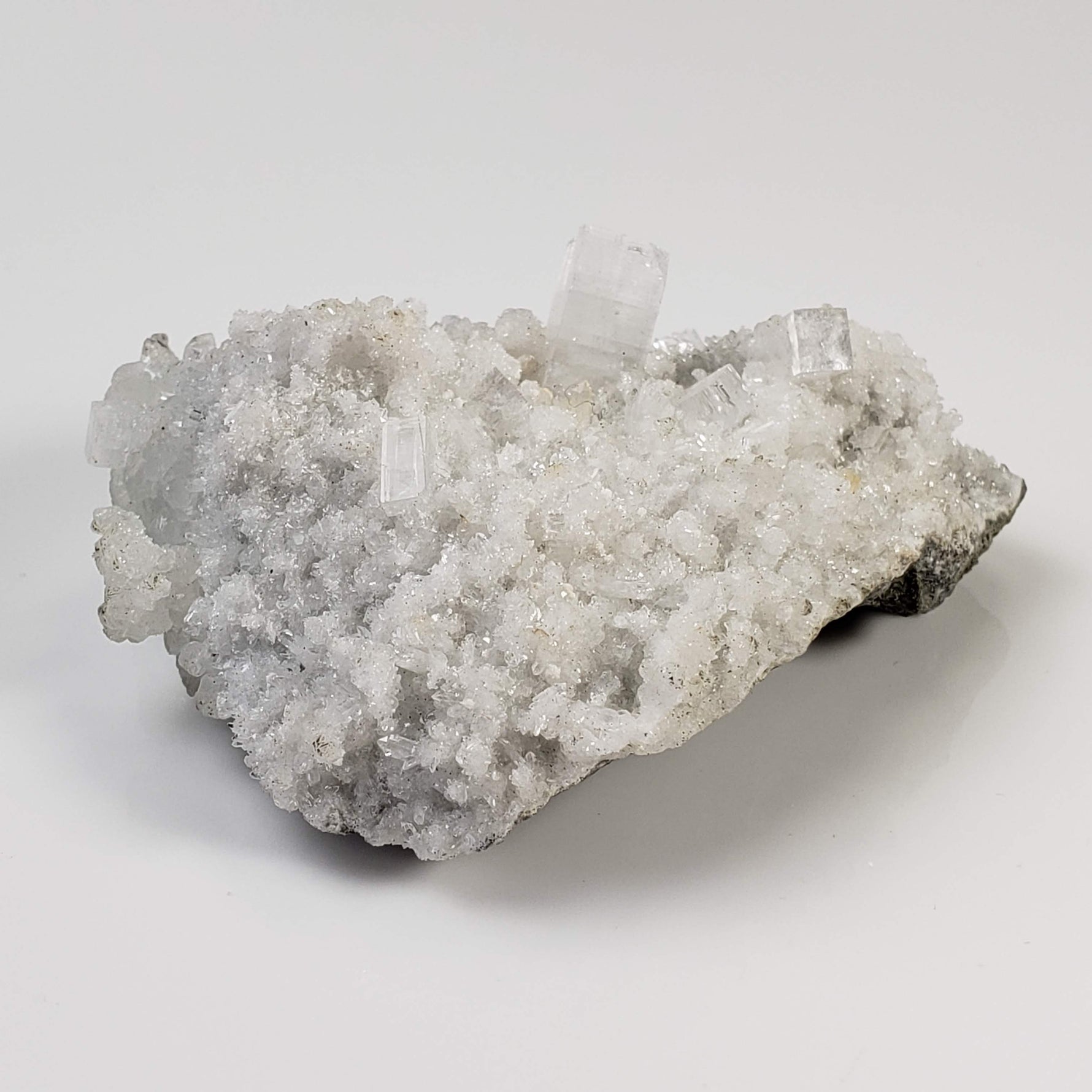 Prehnite and Apophyllite Crystal Cluster | 66 grams | Mumbai, India 4
