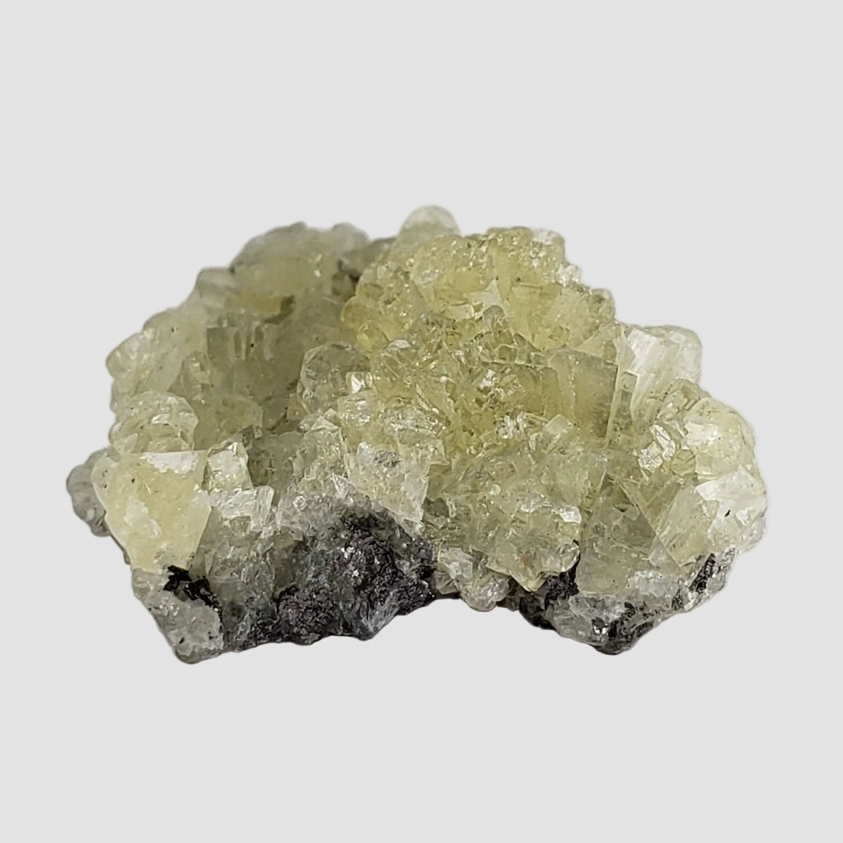  Prehnite and Graphite Cluster | Raw Prehnite | 4.5 grams | Tanzania 2
