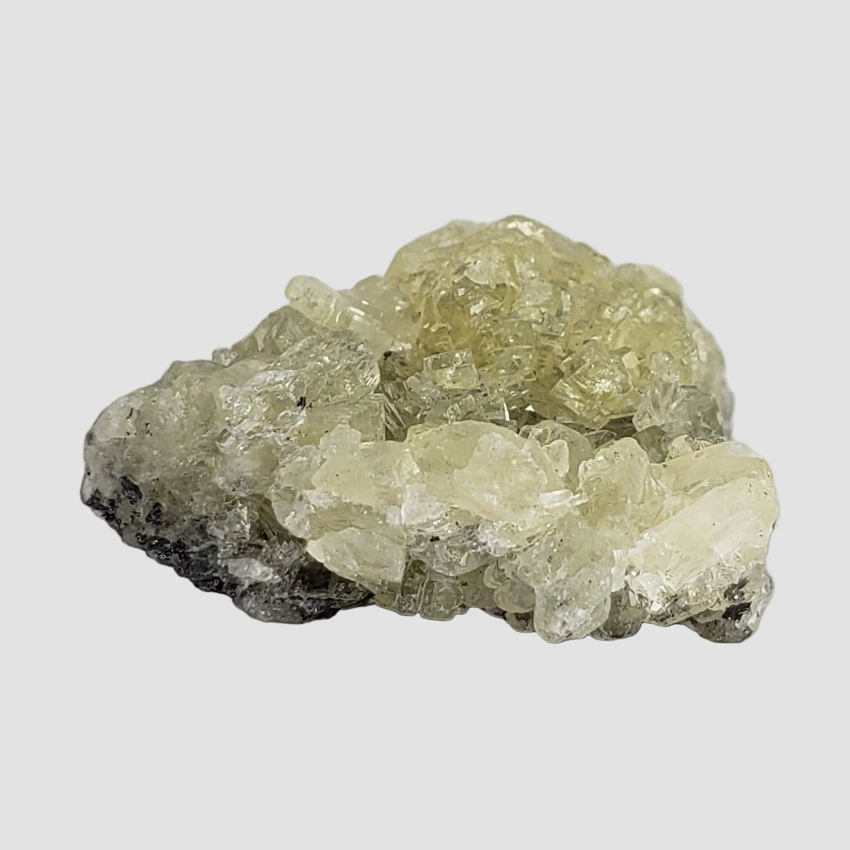  Prehnite and Graphite Cluster | Raw Prehnite | 4.5 grams | Tanzania 4