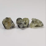 Prehnite and Graphite Clusters | 3 Piece Lot | Raw Prehnite | 13.4 grams | Tanzania 0