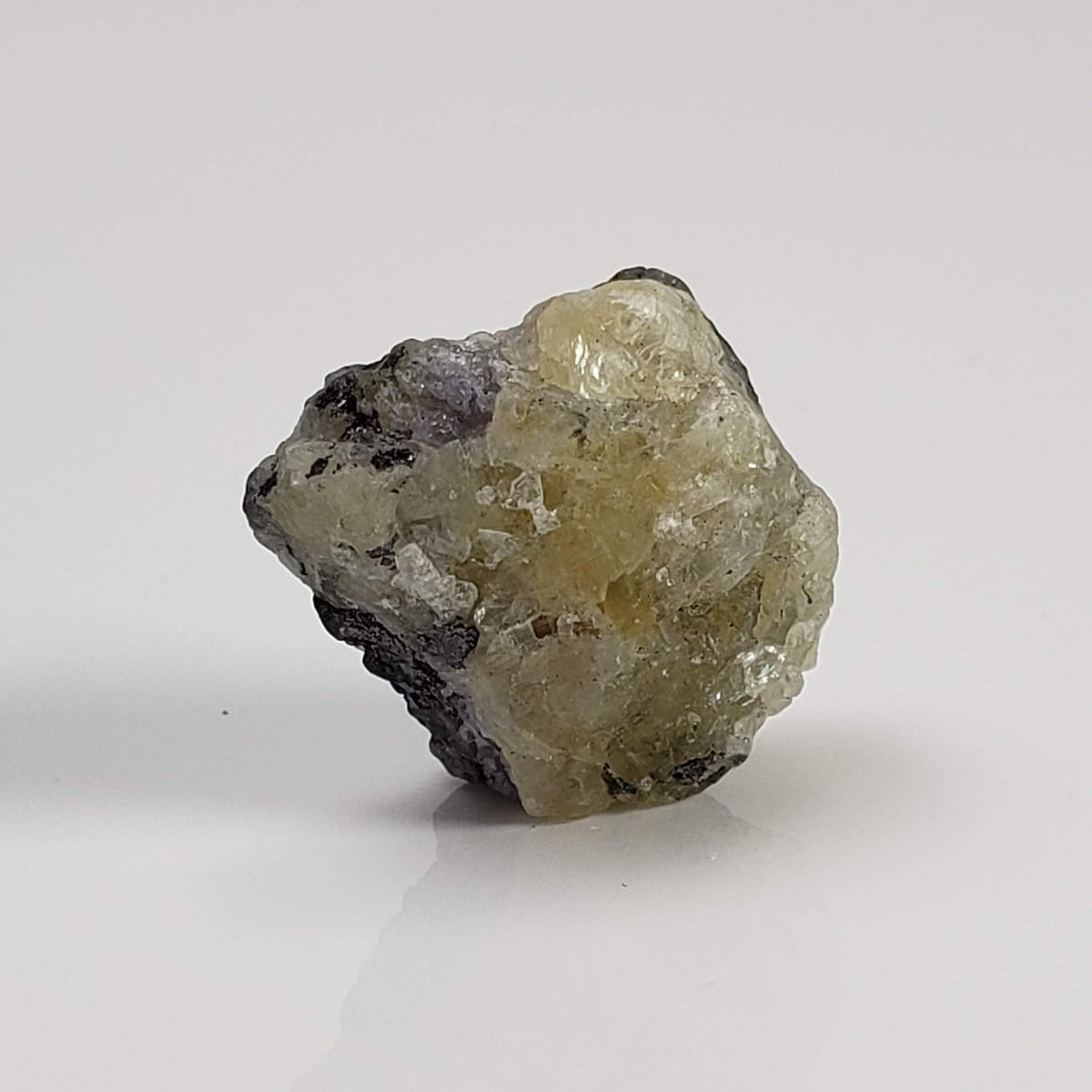 Prehnite and Graphite Clusters | 3 Piece Lot | Raw Prehnite | 13.4 grams | Tanzania 6