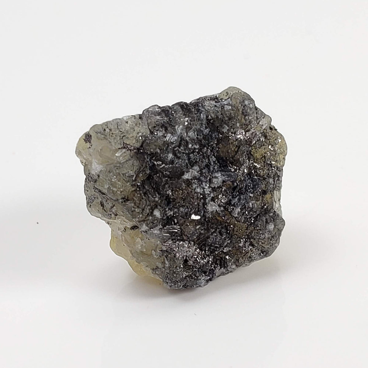 Prehnite and Graphite Clusters | 3 Piece Lot | Raw Prehnite | 13.4 grams | Tanzania 7