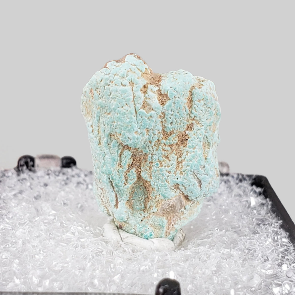  Pseudomorph Turquoise After Apatite | Perky Box Thumbnail Specimen | Sonora, Mexico 