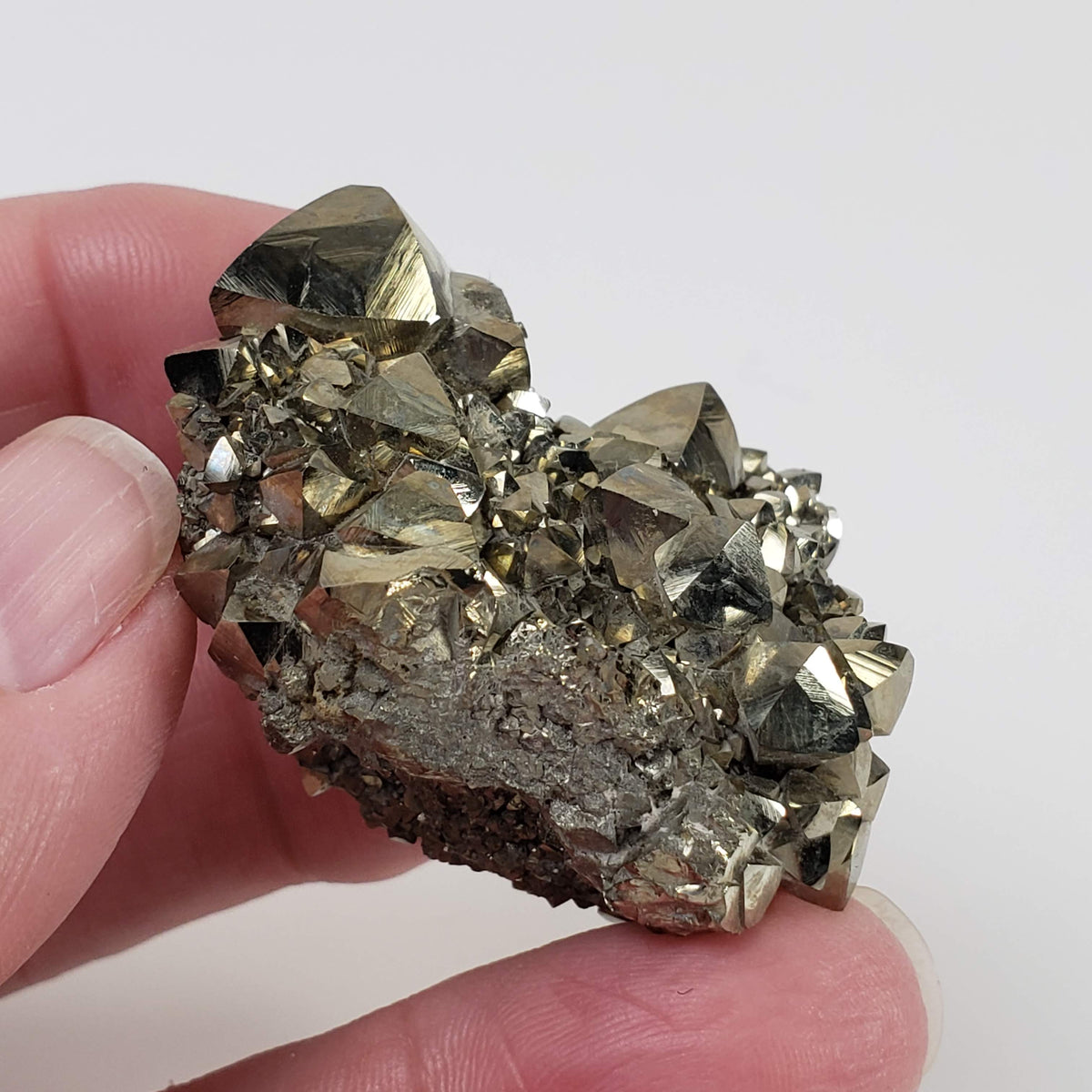  Pyrite Cluster | 64.4 grams | Canutillos Mine, Bolivia 6