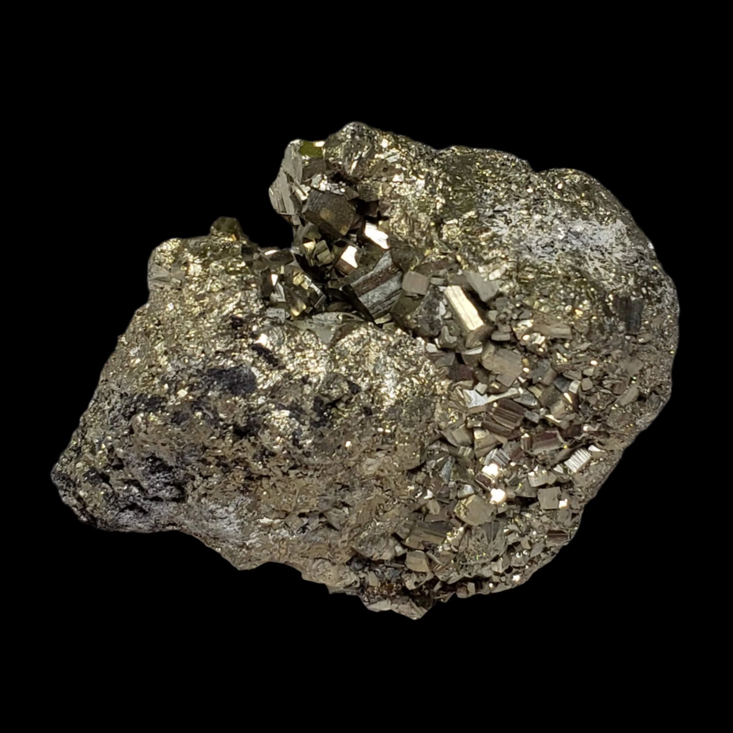  Pyrite Crystal Cluster | 185.7 Grams | Eagle X Mine, Colorado Classic 