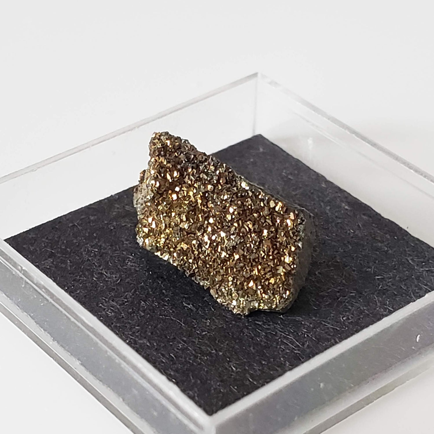  Pyrite Crystal | Perky Box Thumbnail Specimen | Ukraine 