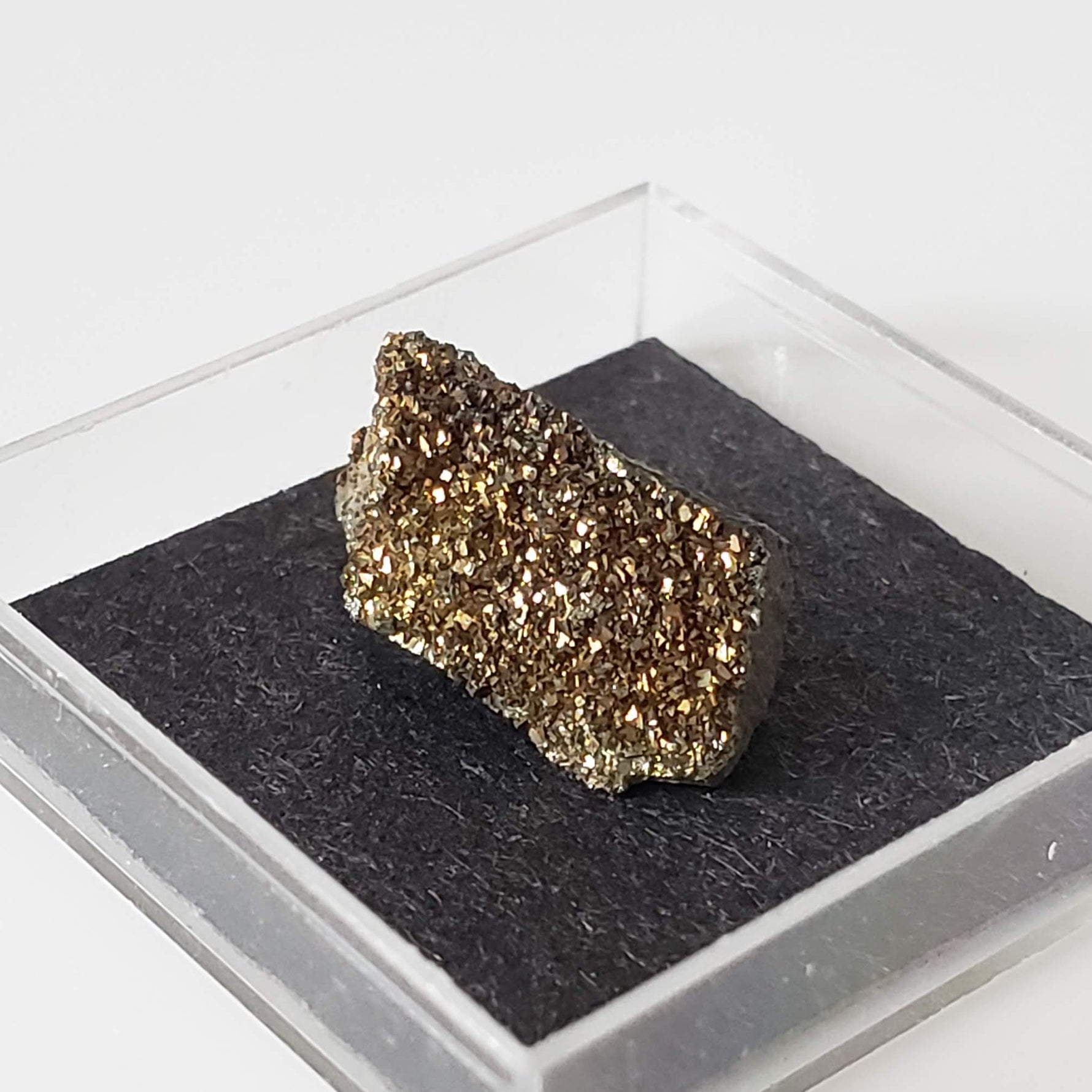  Pyrite Crystal | Perky Box Thumbnail Specimen | Ukraine 