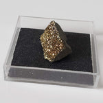  Pyrite Crystal | Perky Box Thumbnail Specimen | Ukraine 2