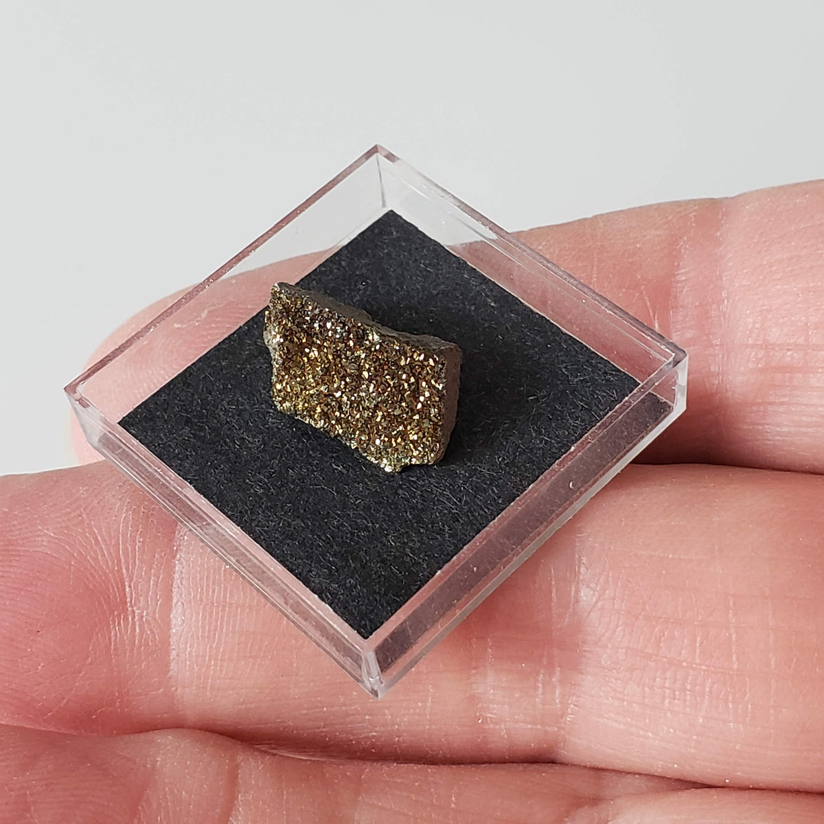  Pyrite Crystal | Perky Box Thumbnail Specimen | Ukraine 3
