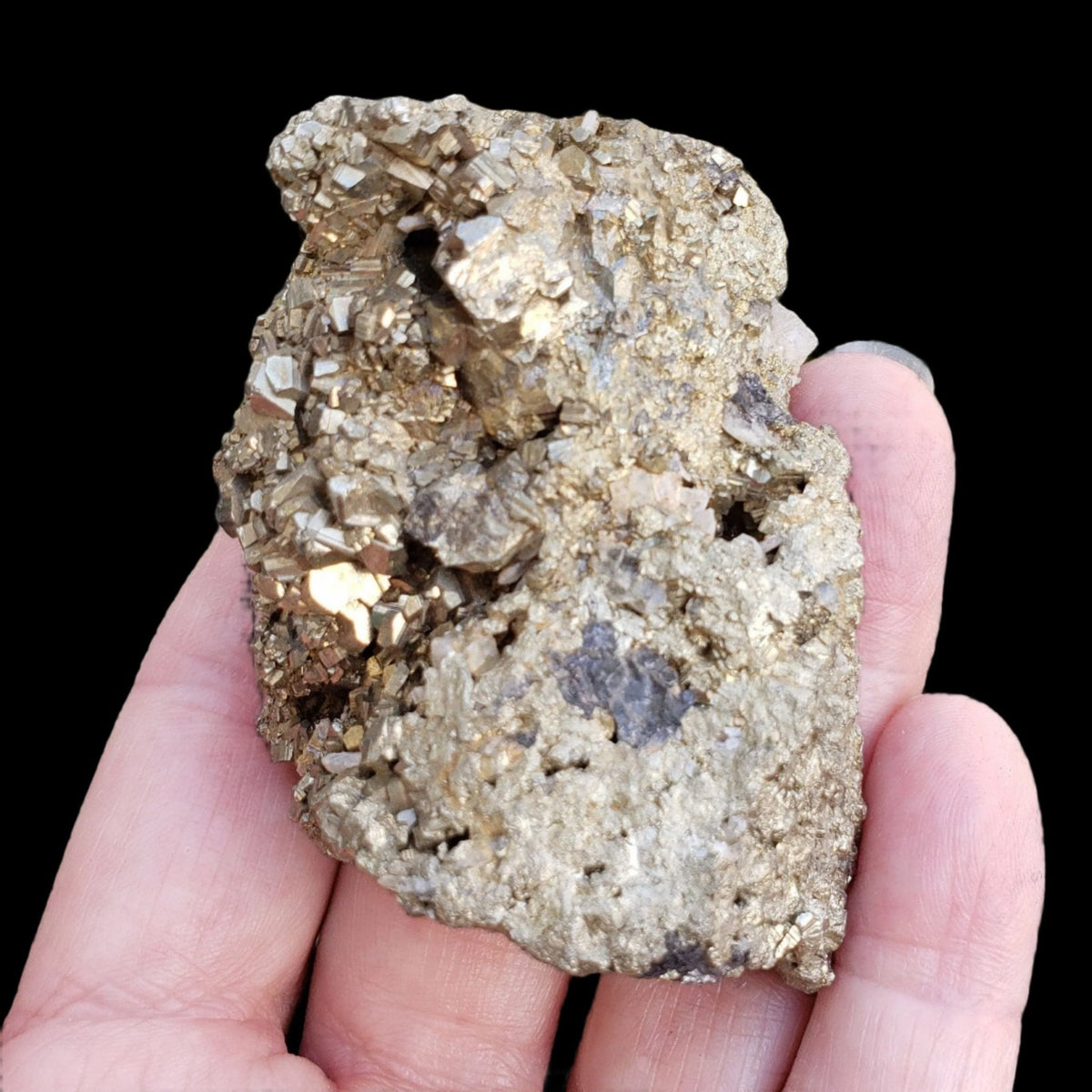  Pyrite, Marmatite and Quartz Crystal Cluster | 191.8 grams | Eagle X Mine, Colorado Classic 5