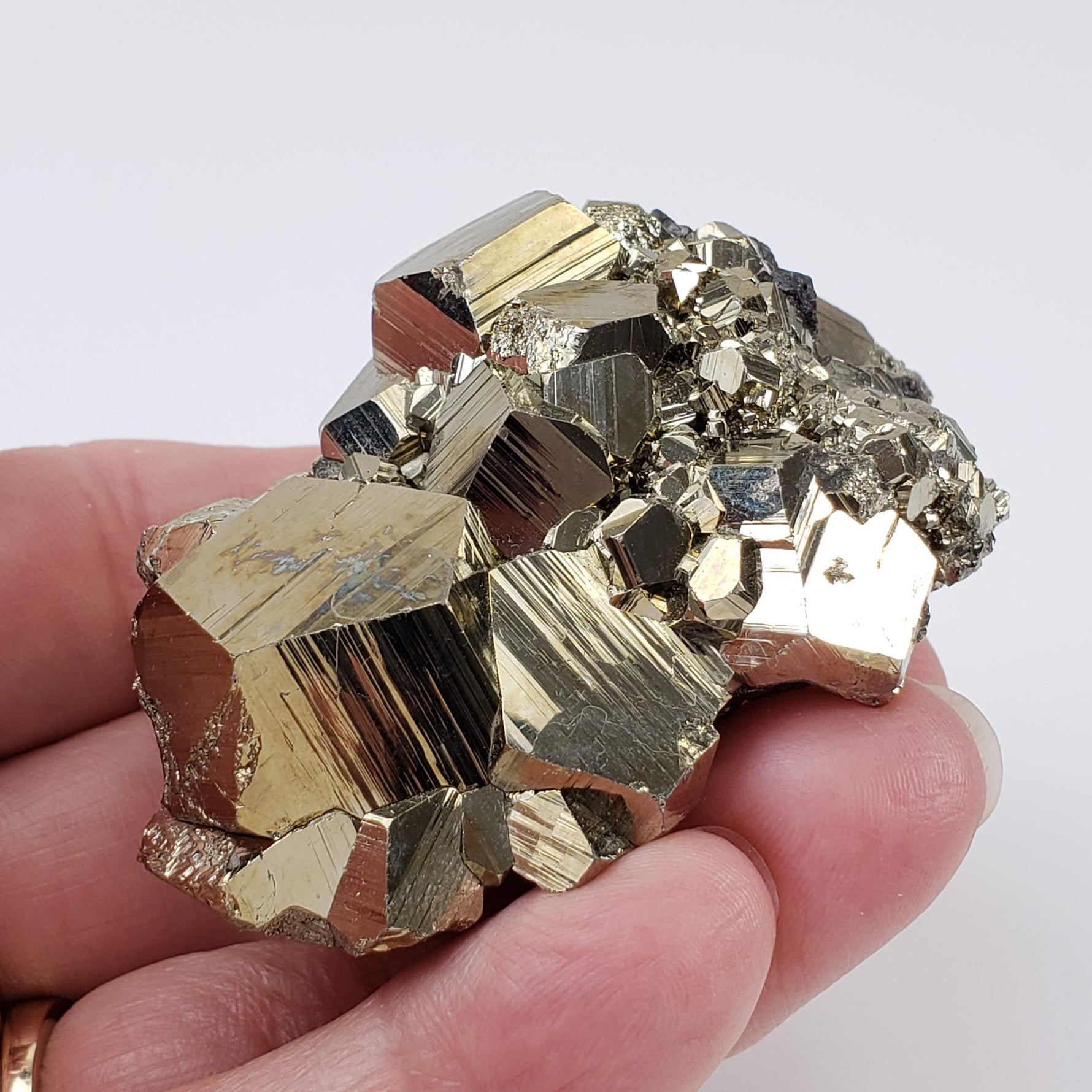  Pyrite Pyritohedral Cluster | 194 grams | Quiruvilca Mine, Peru 3
