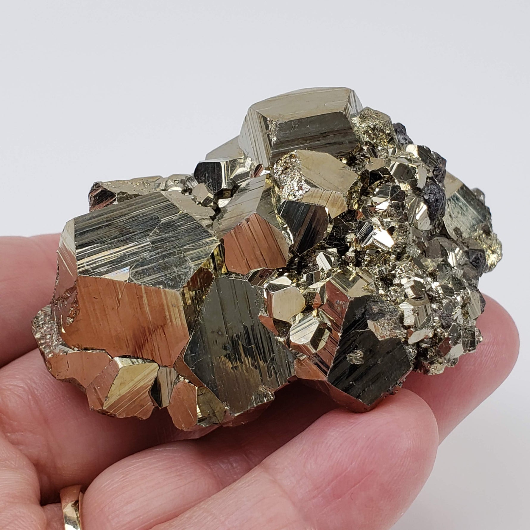  Pyrite Pyritohedral Cluster | 194 grams | Quiruvilca Mine, Peru 2