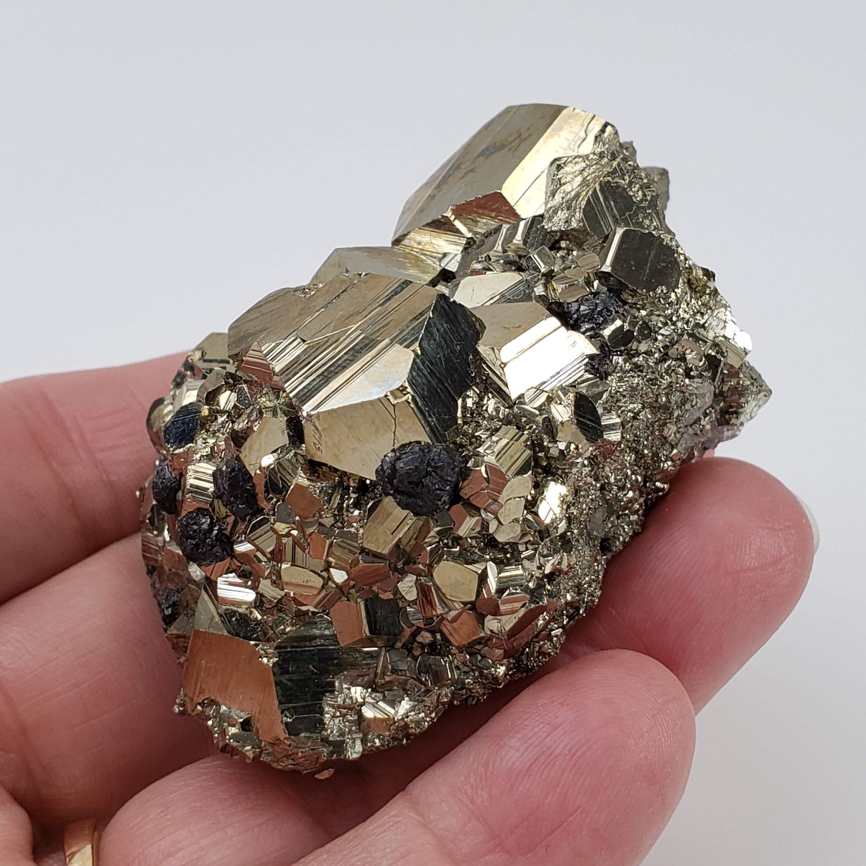  Pyrite Pyritohedral Cluster | 194 grams | Quiruvilca Mine, Peru 5