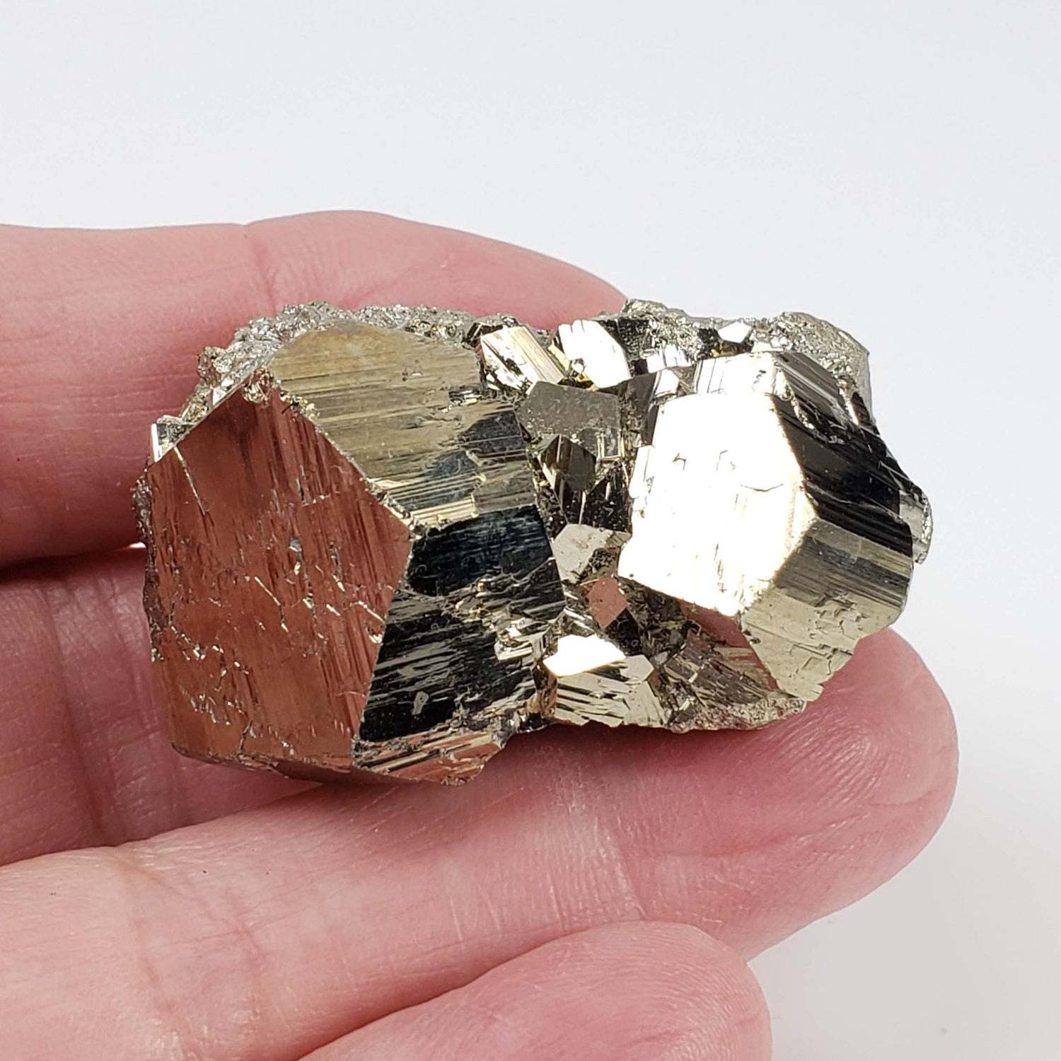  Pyrite Pyritohedral Cluster | 64 grams | Quiruvilca Mine, Peru | SO24 