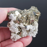  Pyrite and Quartz Crystal Cluster | Natural Raw Mineral | 100.9 Grams | Mexico 4
