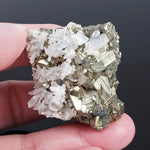  Pyrite and Quartz Crystal Cluster | Natural Raw Mineral | 100.9 Grams | Mexico 5