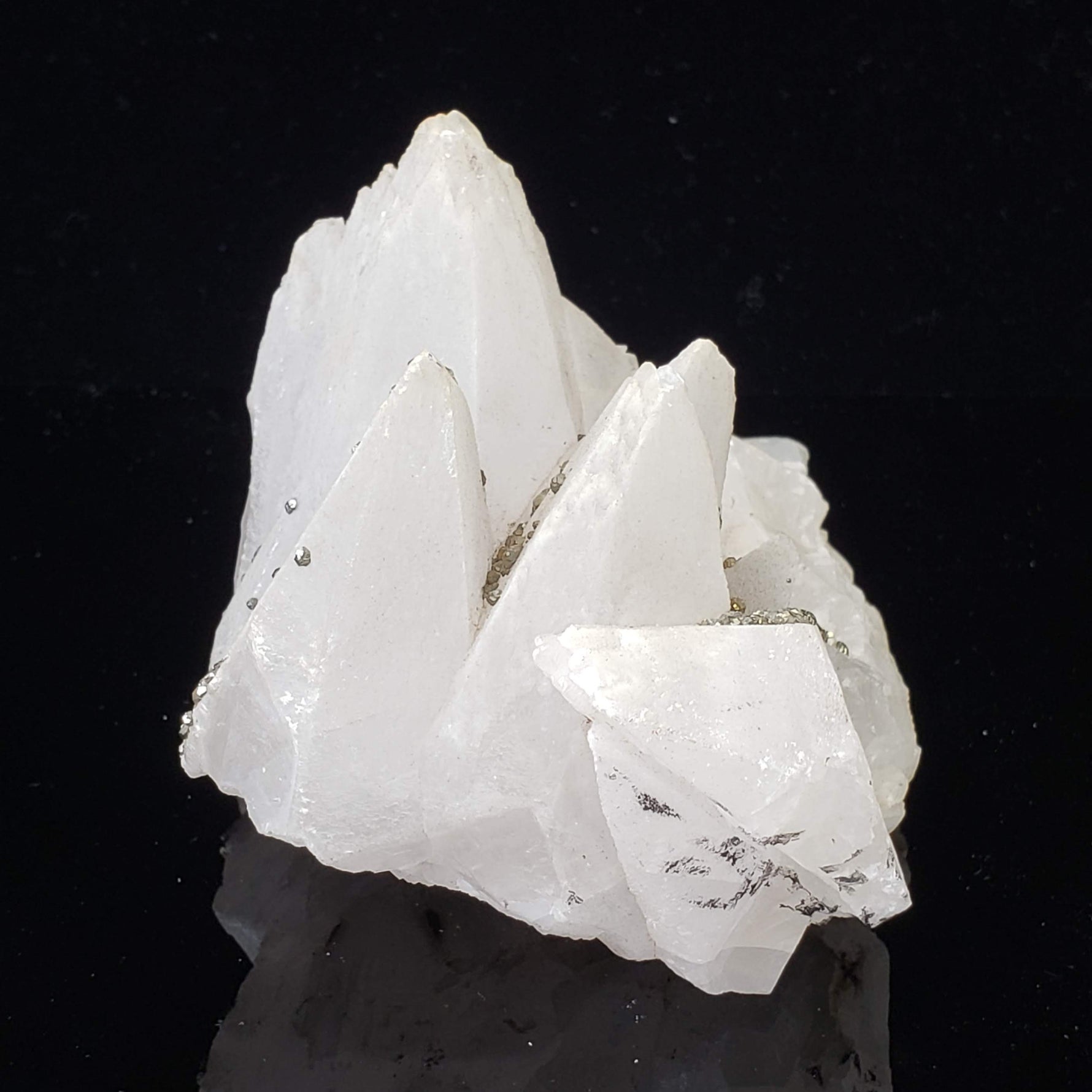  Pyrite and Quartz Points Crystal Cluster | 475 Grams | China 4