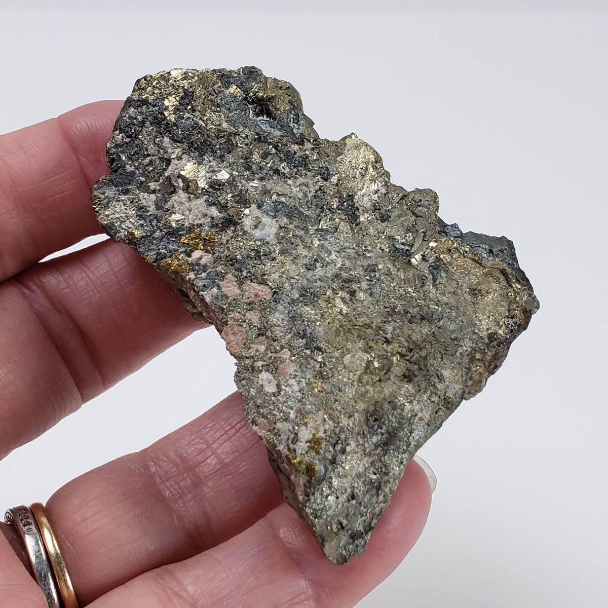 Pyrite and Tetrahedrite Crystal Cluster | 117 Grams | Lima Peru 5