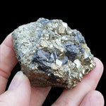  Pyrite on Marmatite Crystal Cluster | 248 grams | Eagle X Mine, Colorado Classic 3