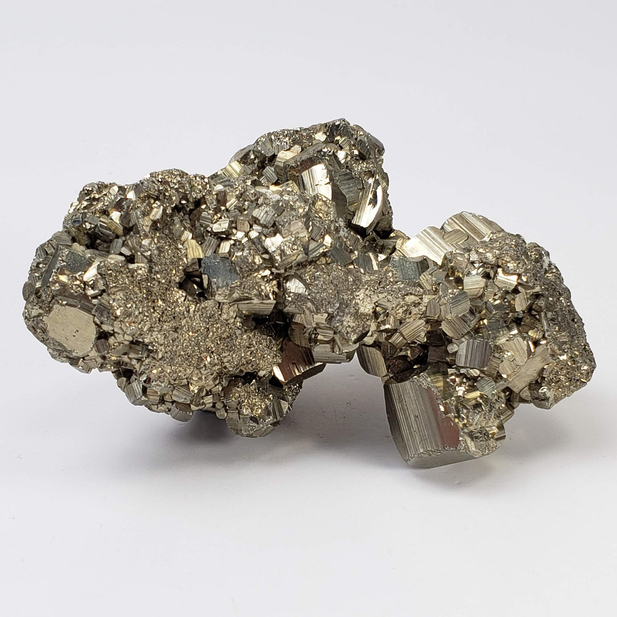  Pyrite with Calcite Crystal Cluster | Huge Sculpted Specimen | 366 Grams | Lima, Peru 4