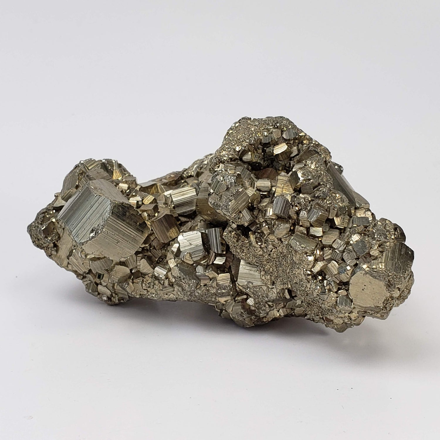  Pyrite with Calcite Crystal Cluster | Huge Sculpted Specimen | 366 Grams | Lima, Peru 1