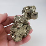 Pyrite with Calcite Crystal Cluster | Huge Sculpted Specimen | 366 Grams | Lima, Peru 8