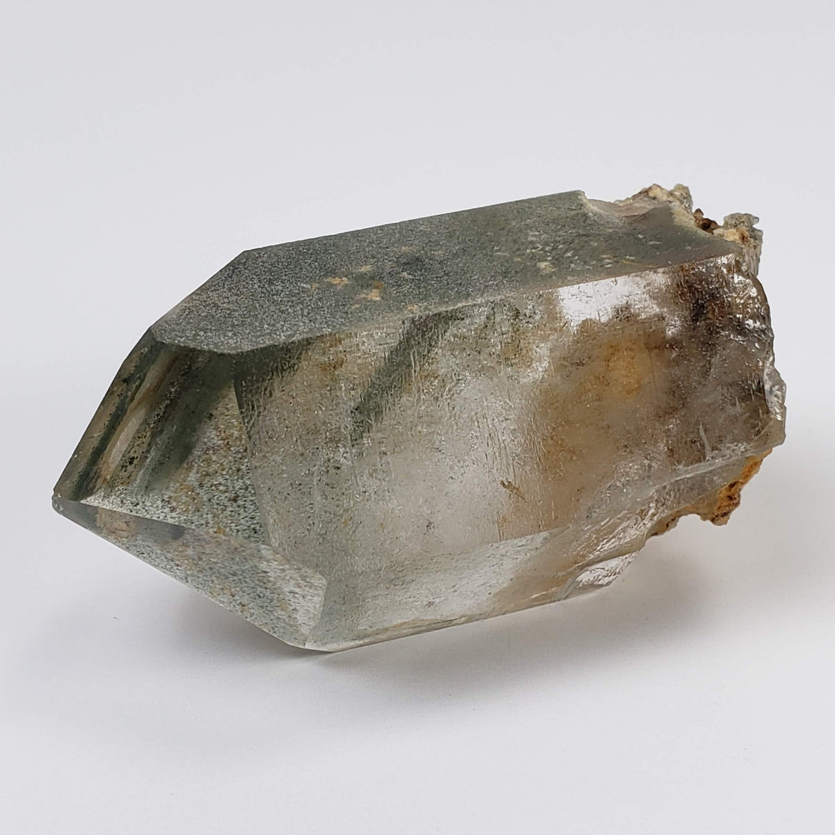  Quartz Crystal with Green Phantom Chlorite | 57mm 54.3gr | Diamantina, Brazil 