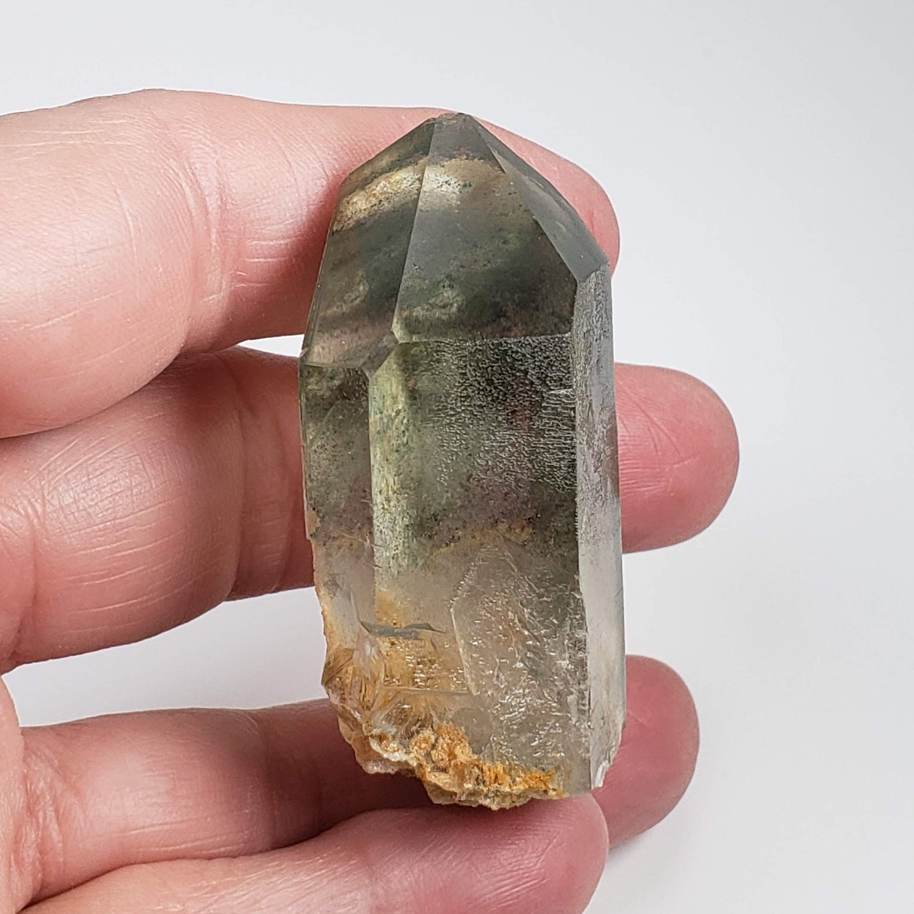  Quartz Crystal with Green Phantom Chlorite | 57mm 54.3gr | Diamantina, Brazil 6