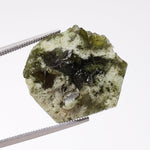  Rare Uvite Tourmaline Crystal | Natural Green with Magnesite | 4.4 grams | Brumado, Bahia, Brazil 5