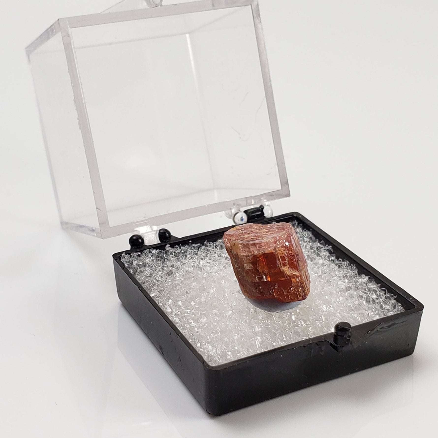  Rhodochrosite Crystal | Perky Box Display | Poudrette Quarry | Mont Saint-Hilaire, Quebec, Canada 8