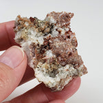  Rhodochrosite, Leifite and Elpidite on Albite Crystal | 41.5 grams | Mont Saint-Hilaire, Quebec, Canada 1