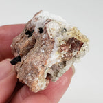  Rhodochrosite, Leifite and Elpidite on Albite Crystal | 41.5 grams | Mont Saint-Hilaire, Quebec, Canada 7