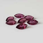  Rhodolite Garnet | 7 Piece Lot | Marquise Cut | Reddish Purple | 2.64tcw | Tanzania 