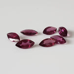  Rhodolite Garnet | 7 Piece Lot | Marquise Cut | Reddish Purple | 2.64tcw | Tanzania 1