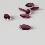  Rhodolite Garnet | 7 Piece Lot | Marquise Cut | Reddish Purple | 2.64tcw | Tanzania 3