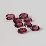 Rhodolite Garnet | 8 Piece Lot | Oval Cut | Reddish Purple | 2.63tcw | Tanzania 0