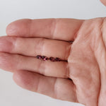 Rhodolite Garnet | 8 Piece Lot | Oval Cut | Reddish Purple | 2.63tcw | Tanzania 7