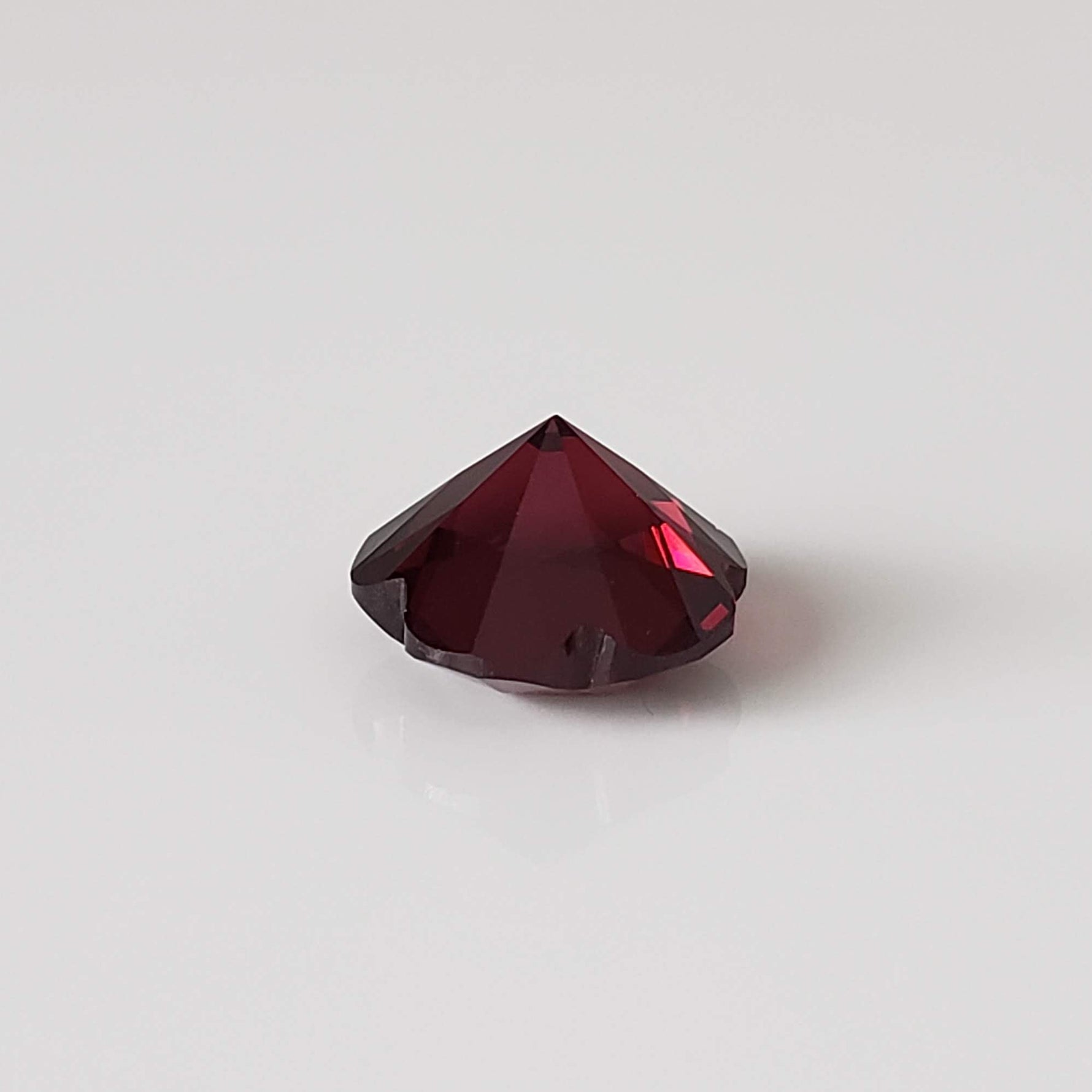  Rhodolite Garnet | Flower Shape Cut | Raspberry Red | 10.5mm 5.41ct | Appraisal included 7