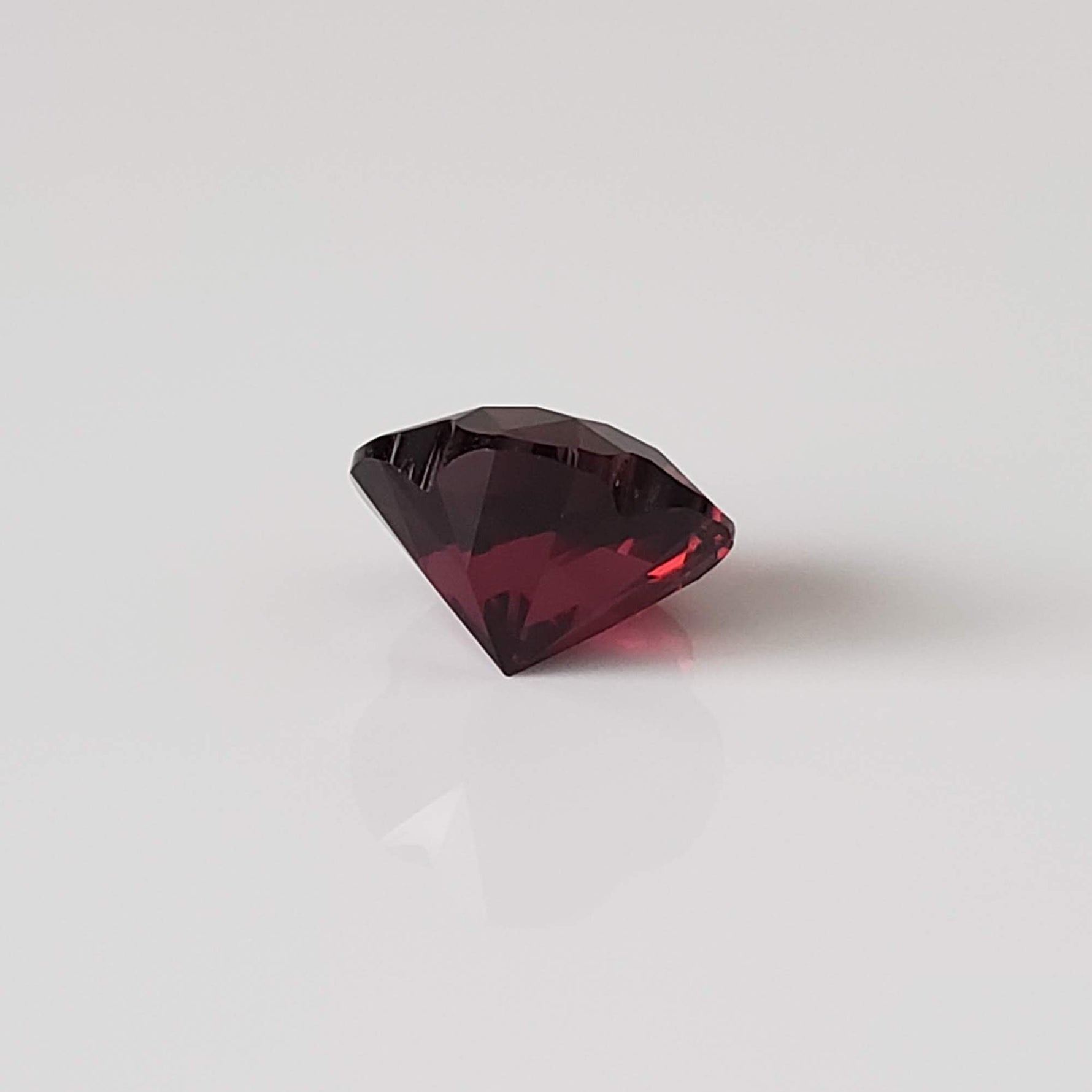  Rhodolite Garnet | Flower Shape Cut | Raspberry Red | 10.5mm 5.41ct | Appraisal included 6
