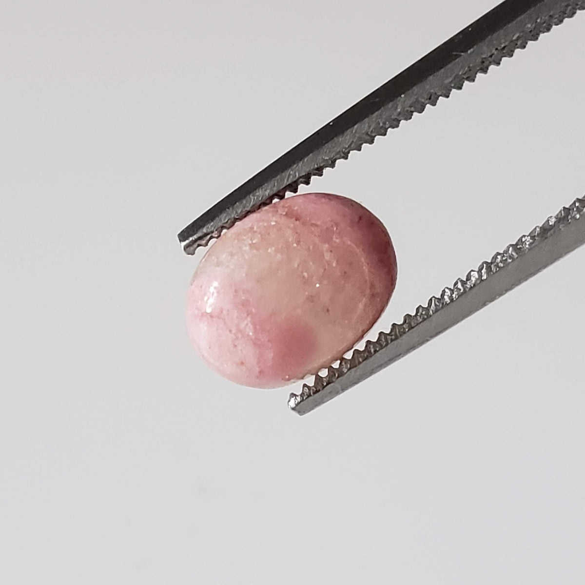 Rhodonite | 10 Piece Gemstone Lot | Oval Cabochon | Pink | 7.5-8.0x5.6-6.0mm 16.5tcw 3