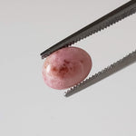 Rhodonite | 10 Piece Gemstone Lot | Oval Cabochon | Pink | 7.5-8.0x5.6-6.0mm 16.5tcw 5