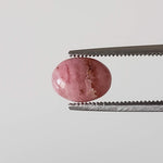  Rhodonite | 10 Piece Gemstone Lot | Oval Cabochon | Pink | 8x6mm 16.6tcw 4