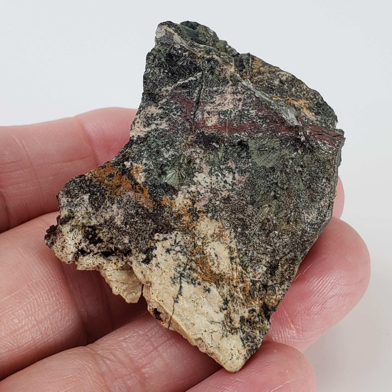  Rockbridgeite in Matrix | 48.55 grams | Hagendorf Pegmatite, Bavaria, Germany 